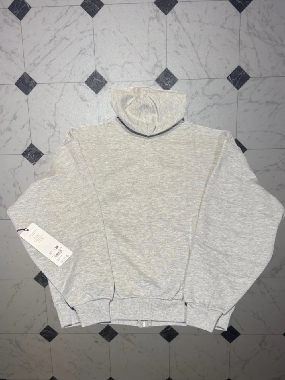 Alo Accolade Heather Grey Full Zip Hoodie Women’s NWT Size S